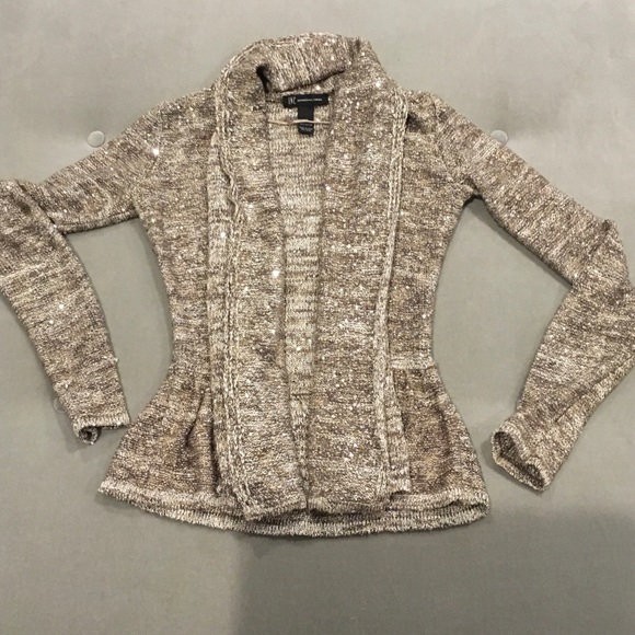 INC International Concepts Sweaters - Long sleeve sequined sweater